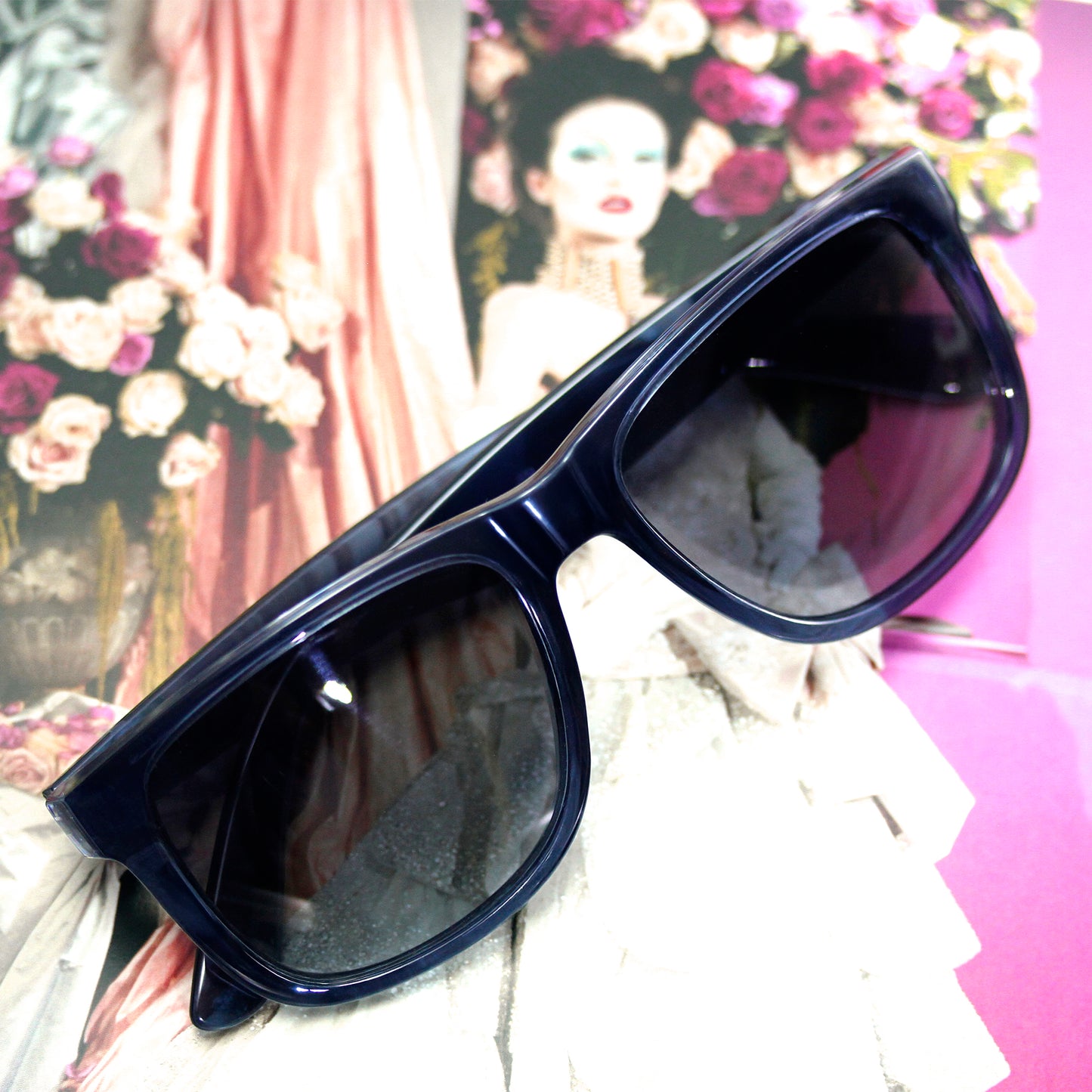 Smokey Blue Grey Sunglasses